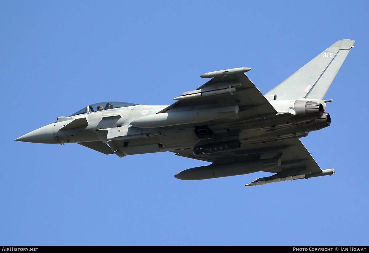 Aircraft Photo of ZK319 | Eurofighter EF-2000 Typhoon FGR4 | UK - Air Force | AirHistory.net #345463