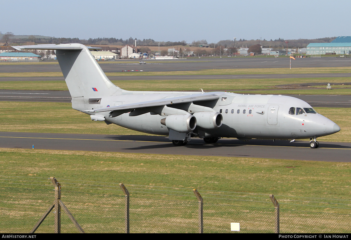 Aircraft Photo of ZE707 | British Aerospace BAe-146 C.3 | UK - Air Force | AirHistory.net #345479