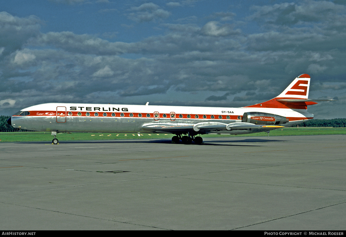 Aircraft Photo of OY-SAA | Aerospatiale SE-210 Caravelle 12 | Sterling Airways | AirHistory.net #345499