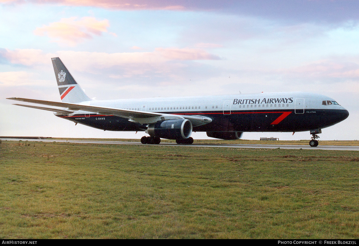 Aircraft Photo of G-BNWB | Boeing 767-336/ER | British Airways | AirHistory.net #345520