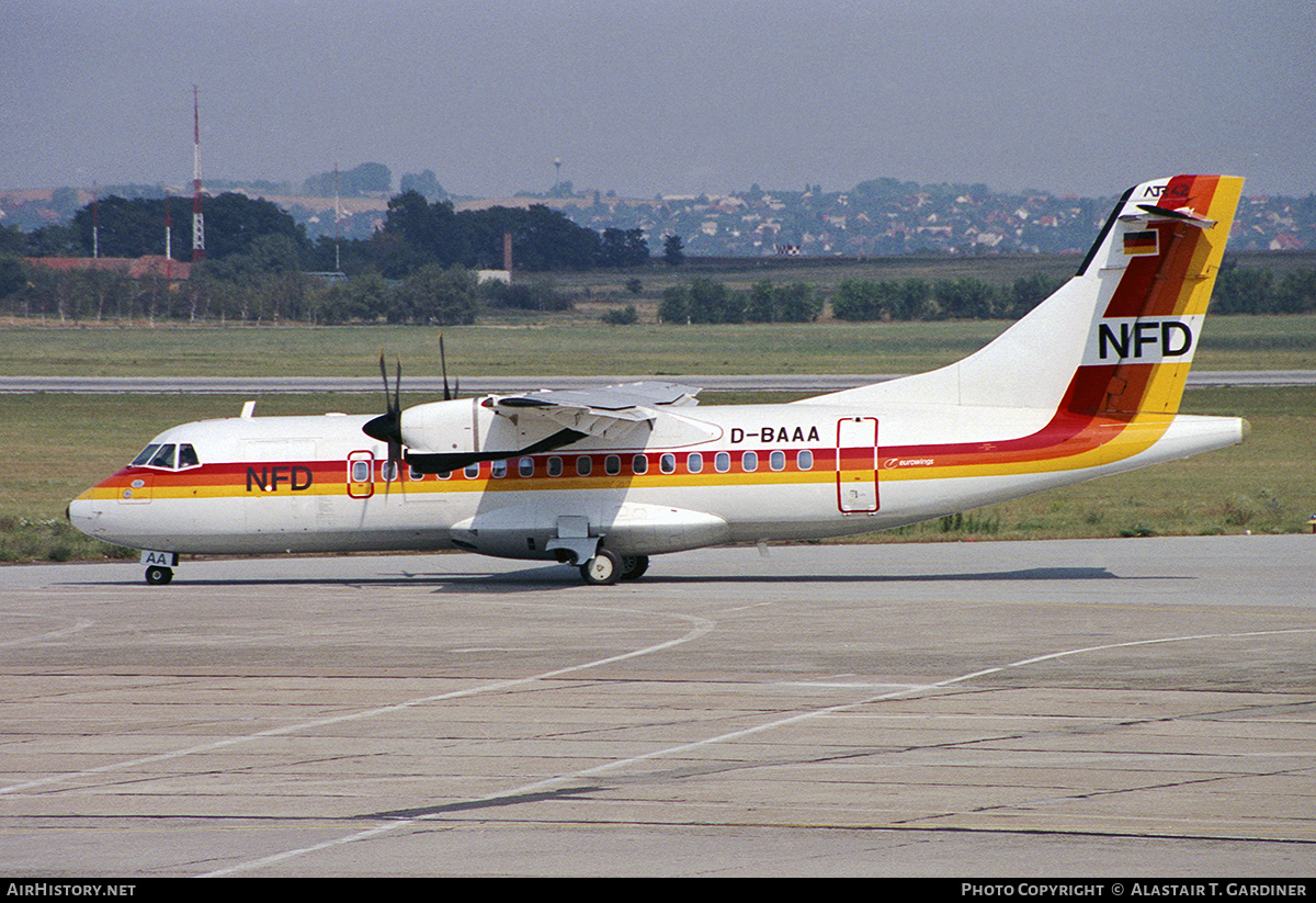 Aircraft Photo of D-BAAA | ATR ATR-42-300 | NFD - Nürnberger Flugdienst | AirHistory.net #345550