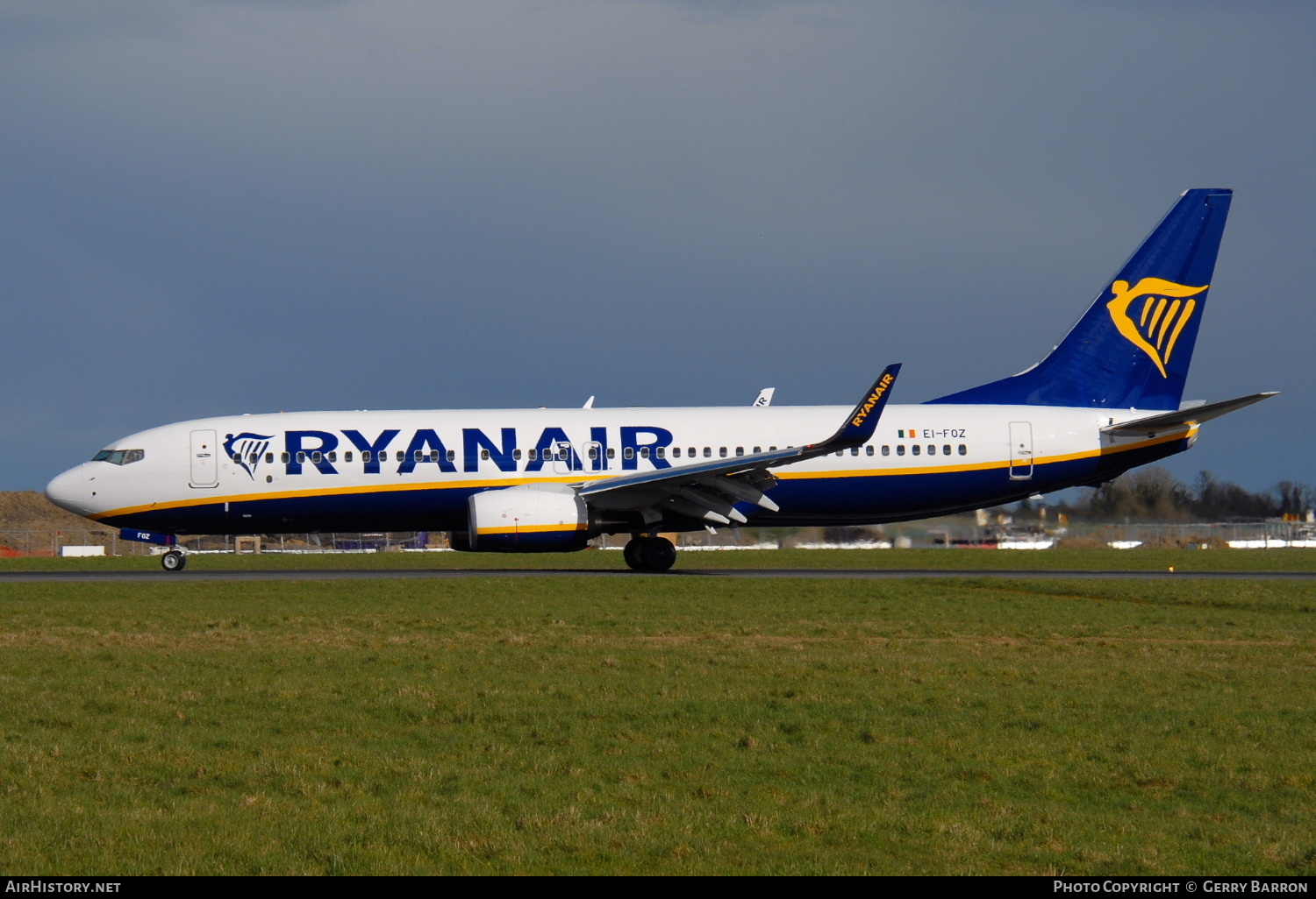 Aircraft Photo of EI-FOZ | Boeing 737-8AS | Ryanair | AirHistory.net #345565