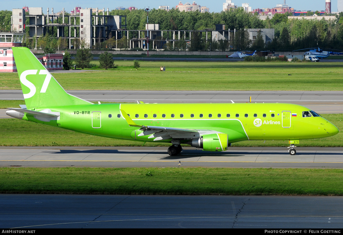 Aircraft Photo of VQ-BYR | Embraer 170SU (ERJ-170-100SU) | S7 Airlines | AirHistory.net #345577