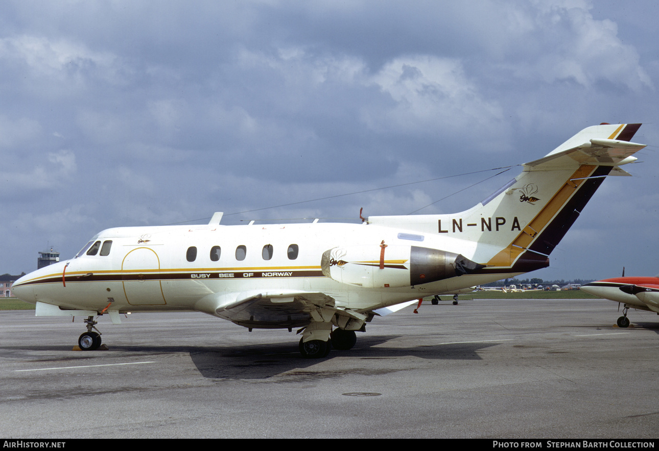 Aircraft Photo of LN-NPA | Hawker Siddeley HS-125-3B | Busy Bee of Norway | AirHistory.net #345598
