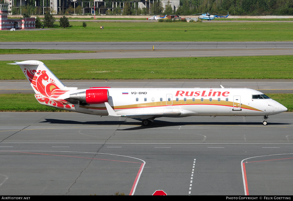 Aircraft Photo of VQ-BND | Bombardier CRJ-100ER (CL-600-2B19) | RusLine | AirHistory.net #345603
