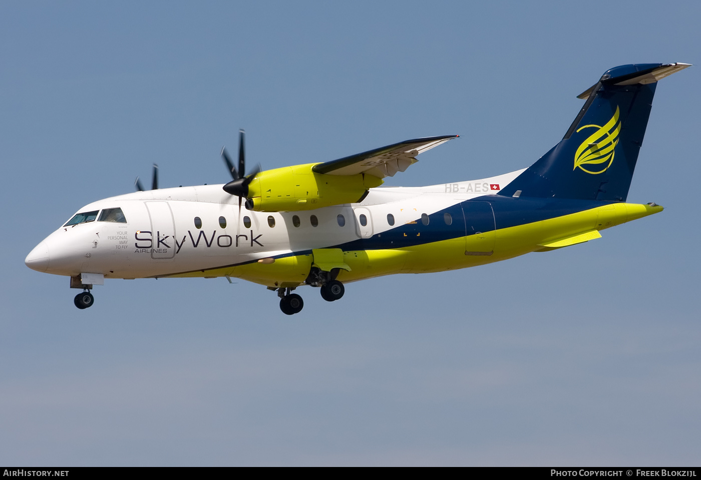 Aircraft Photo of HB-AES | Dornier 328-110 | SkyWork Airlines | AirHistory.net #345612