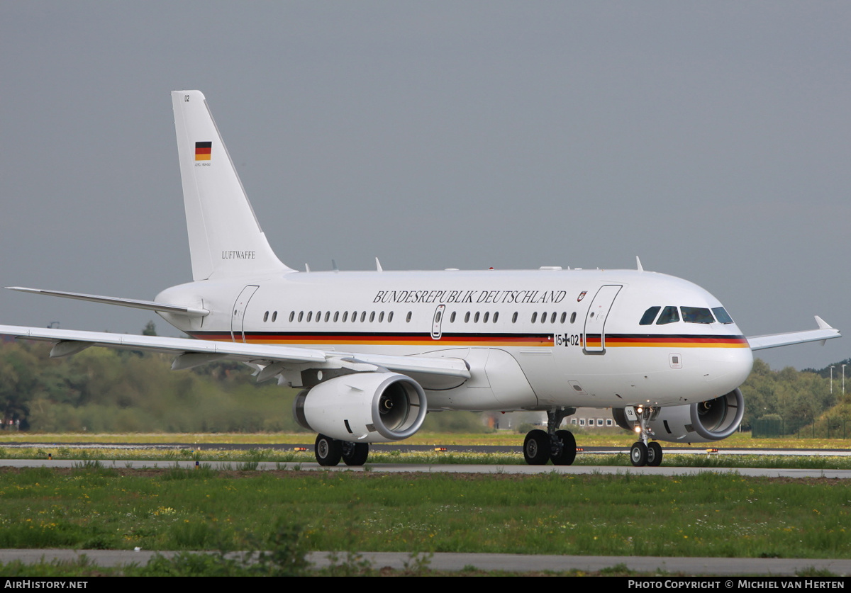 Aircraft Photo of 1502 | Airbus ACJ319 (A319-133/CJ) | Germany - Air Force | AirHistory.net #345624