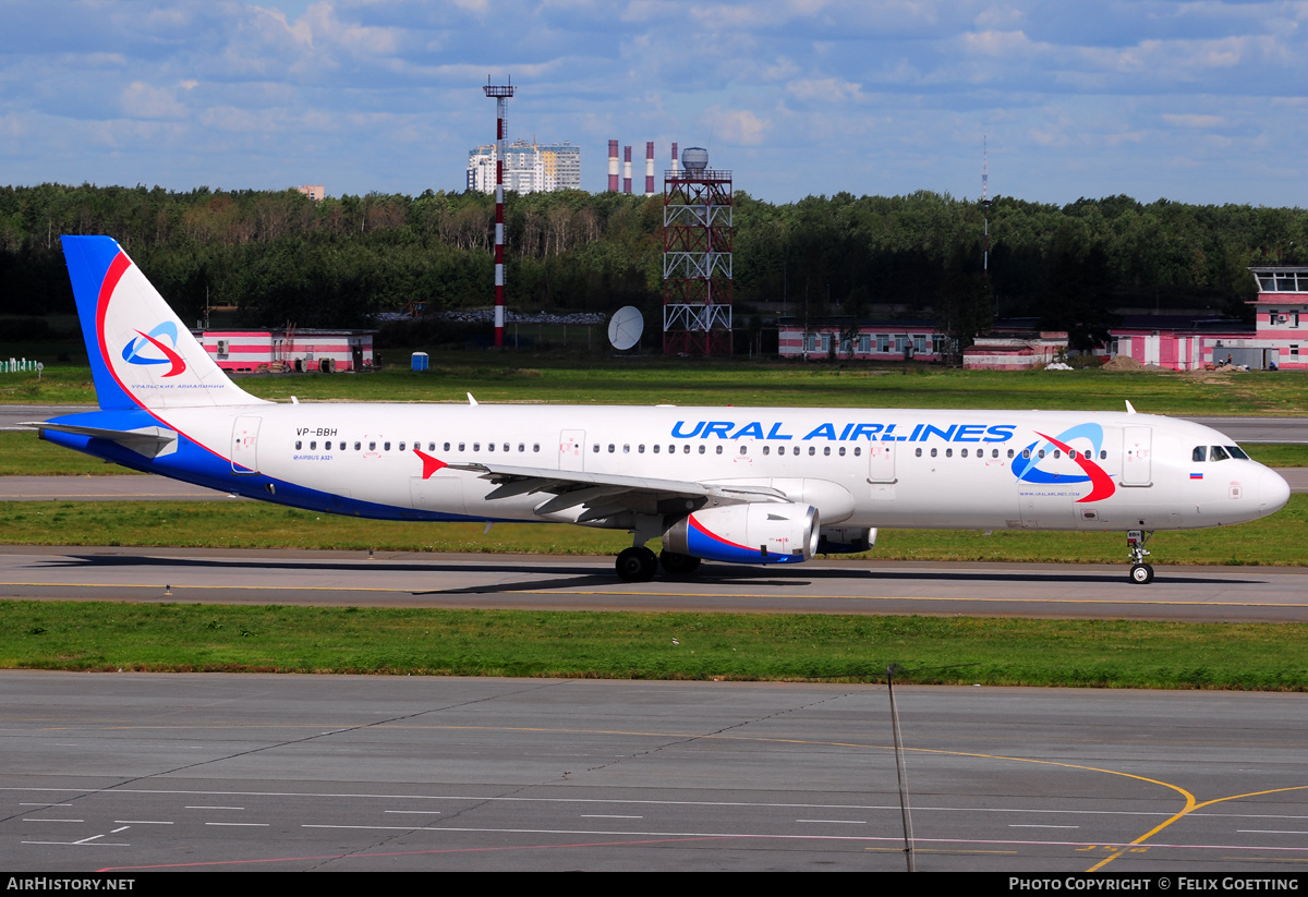 Aircraft Photo of VP-BBH | Airbus A321-231 | Ural Airlines | AirHistory.net #345641