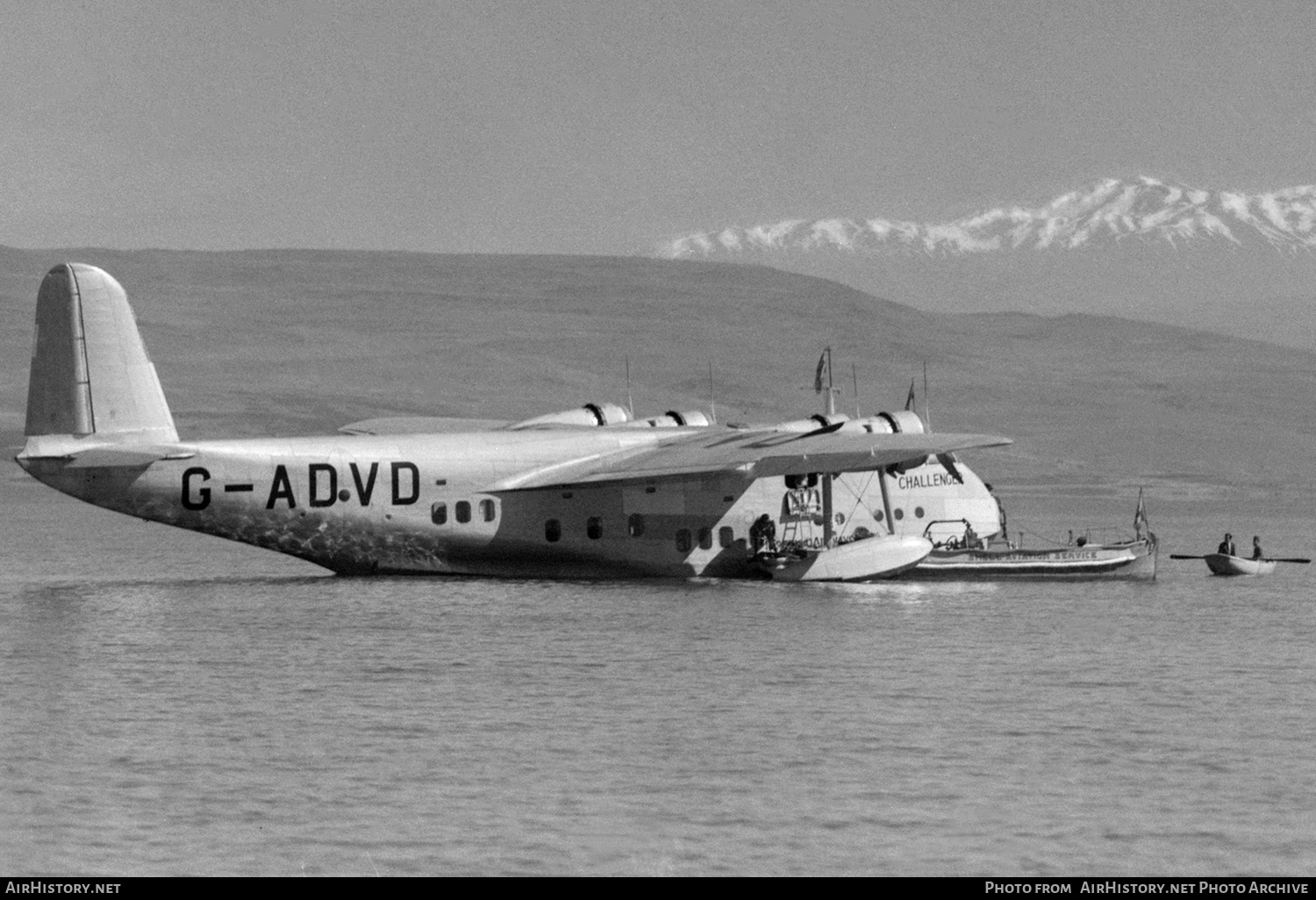 Aircraft Photo of G-ADVD | Short S-23 Empire | Imperial Airways | AirHistory.net #345645