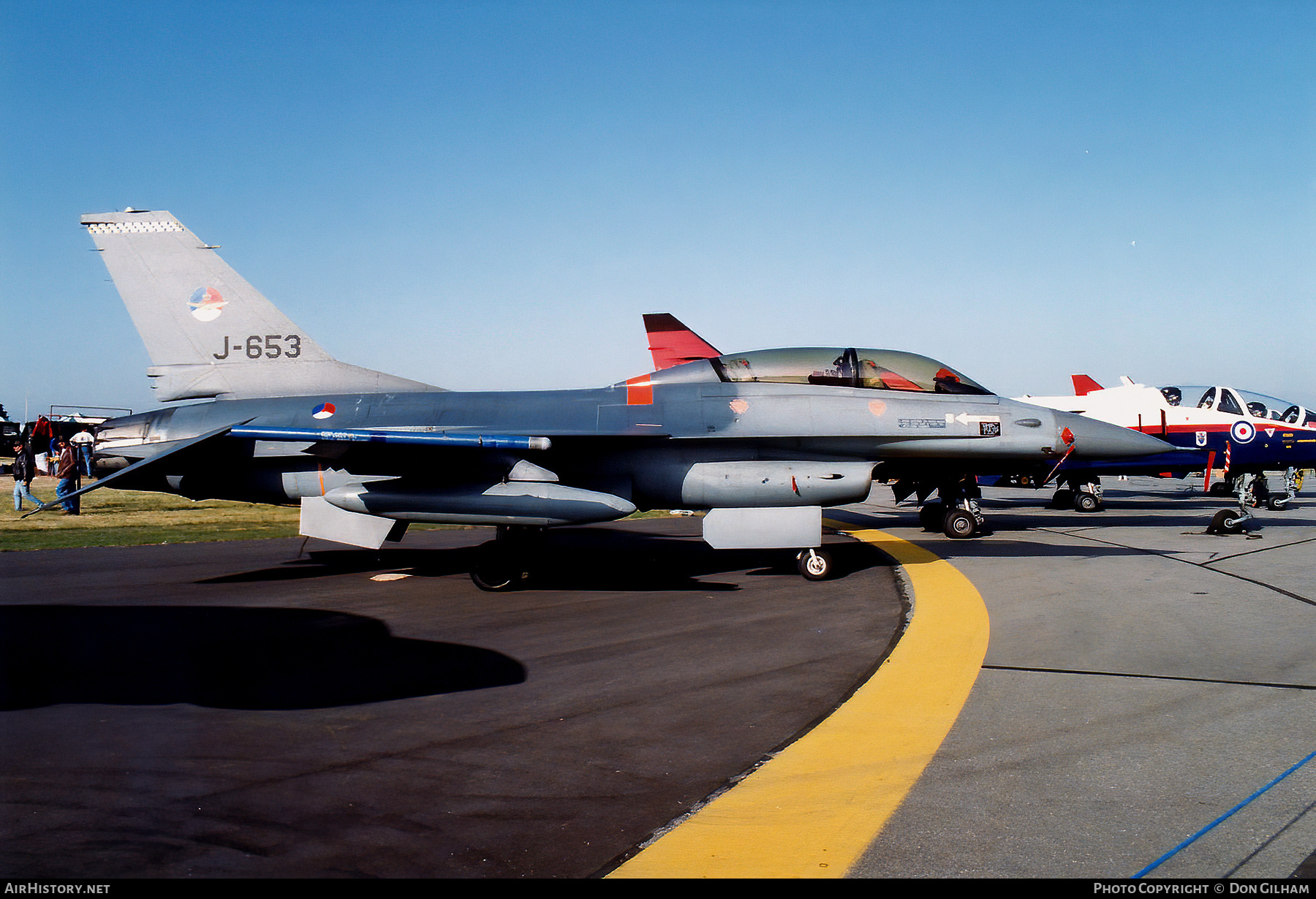 Aircraft Photo of J-653 | General Dynamics F-16B Fighting Falcon | Netherlands - Air Force | AirHistory.net #345652