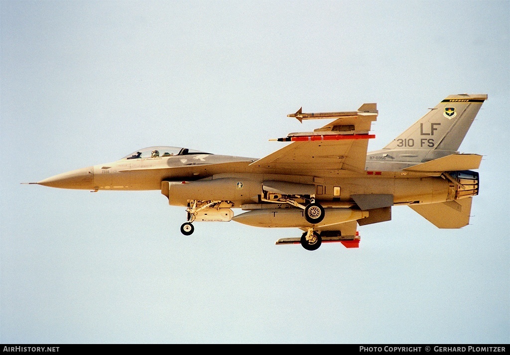 Aircraft Photo of 87-0356 | General Dynamics F-16CG Night Falcon | USA - Air Force | AirHistory.net #345669