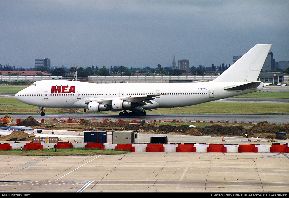 Aircraft Photo of F-BPVD | Boeing 747-128 | MEA - Middle East Airlines | AirHistory.net #345694