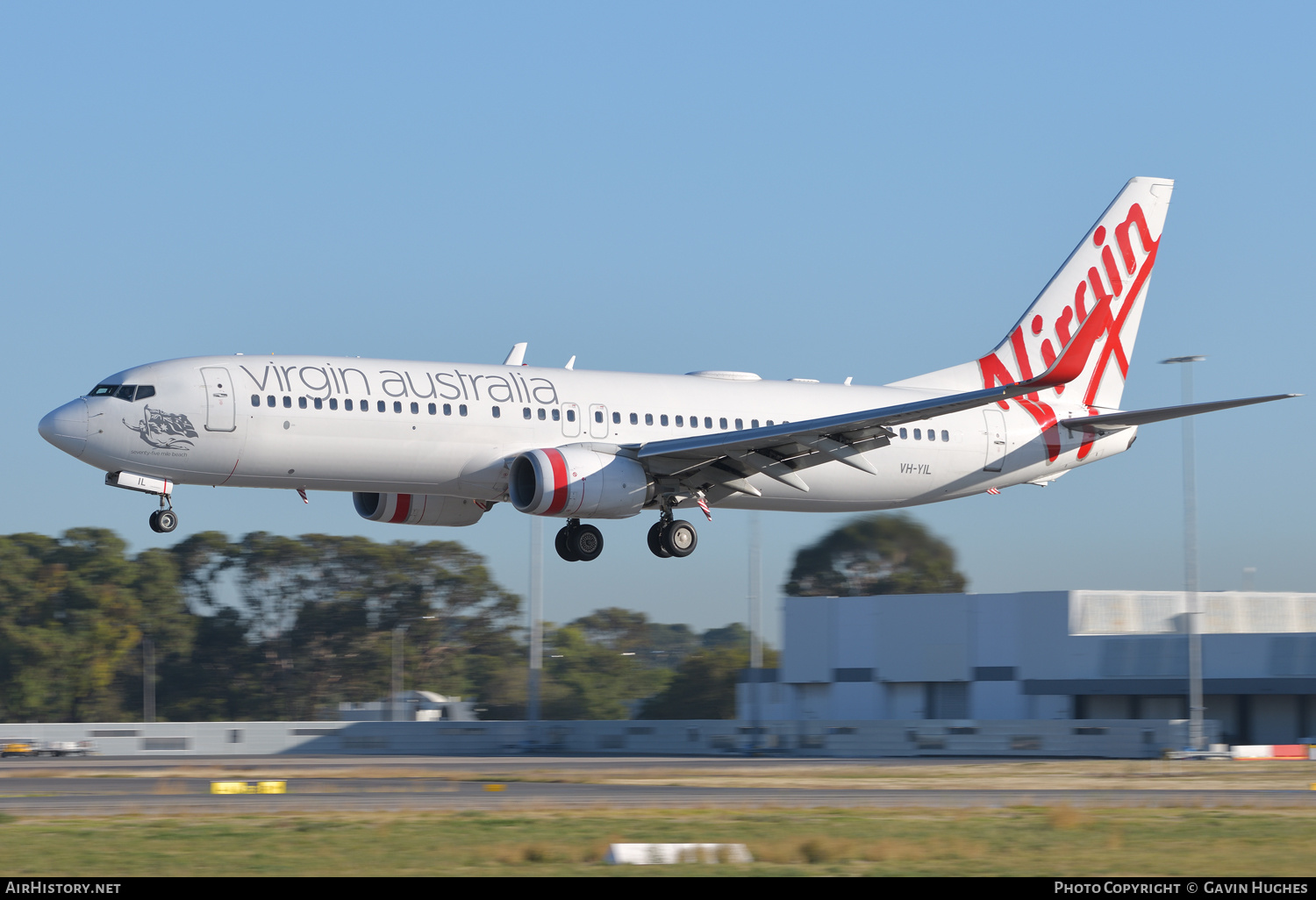 Aircraft Photo of VH-YIL | Boeing 737-8FE | Virgin Australia Airlines | AirHistory.net #345695