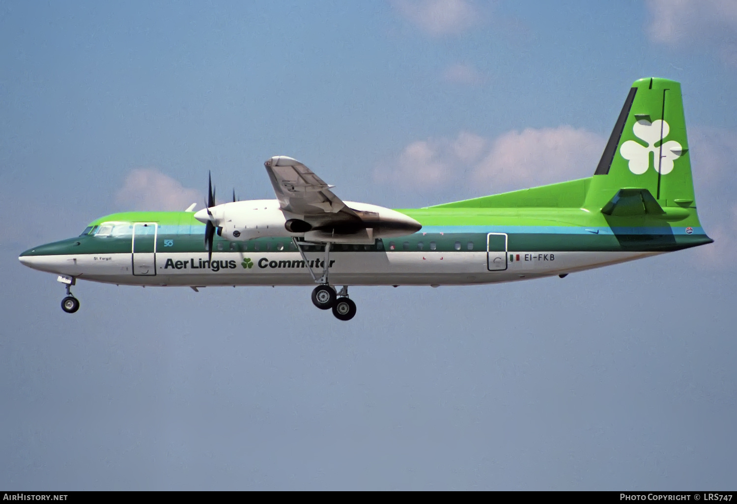 Aircraft Photo of EI-FKB | Fokker 50 | Aer Lingus Commuter | AirHistory.net #345720