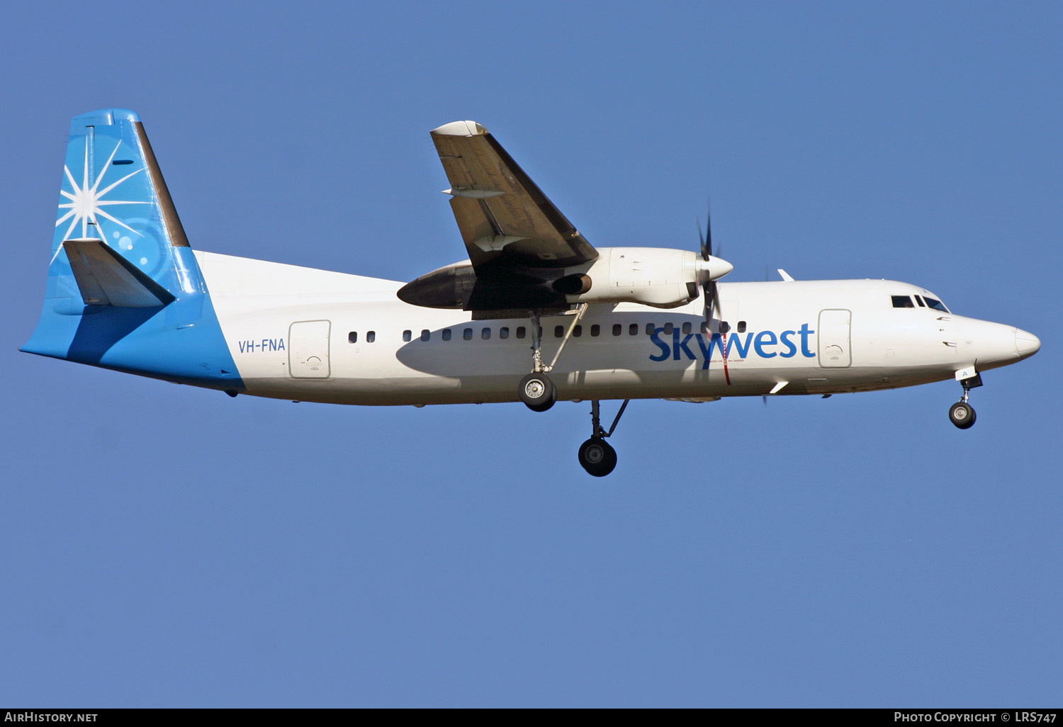 Aircraft Photo of VH-FNA | Fokker 50 | Skywest Airlines | AirHistory.net #345724