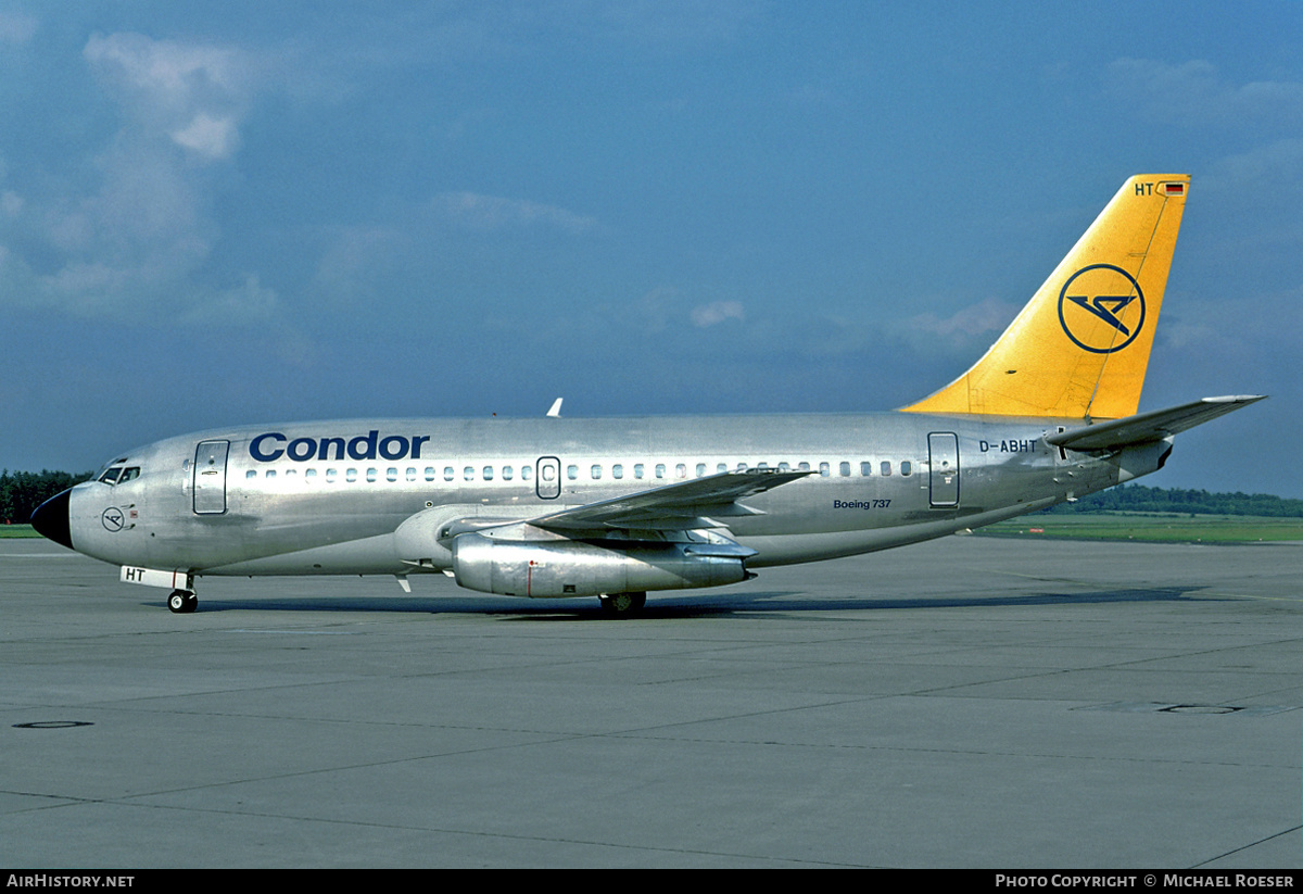 Aircraft Photo of D-ABHT | Boeing 737-230/Adv | Condor Flugdienst | AirHistory.net #345727