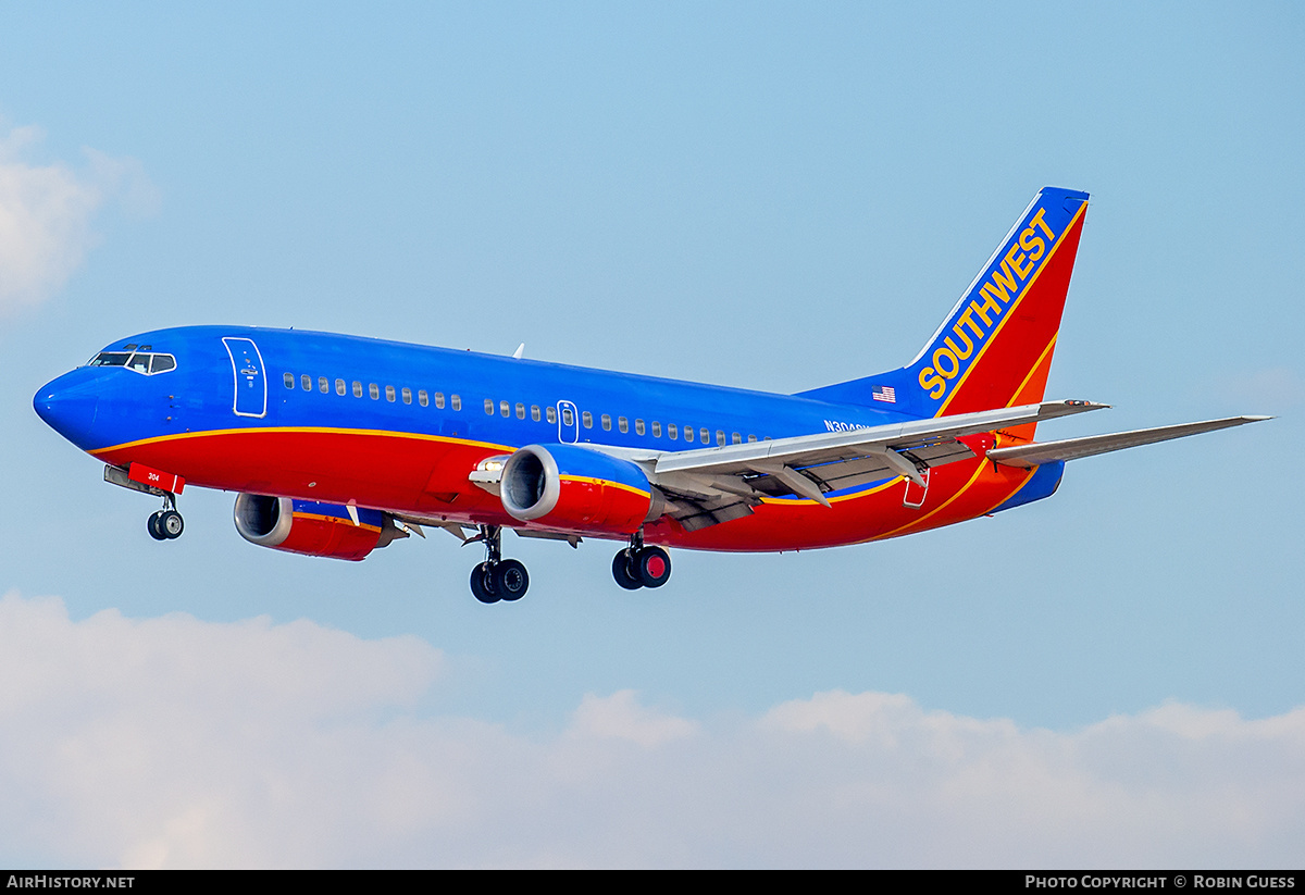 Aircraft Photo of N304SW | Boeing 737-3H4 | Southwest Airlines | AirHistory.net #345747