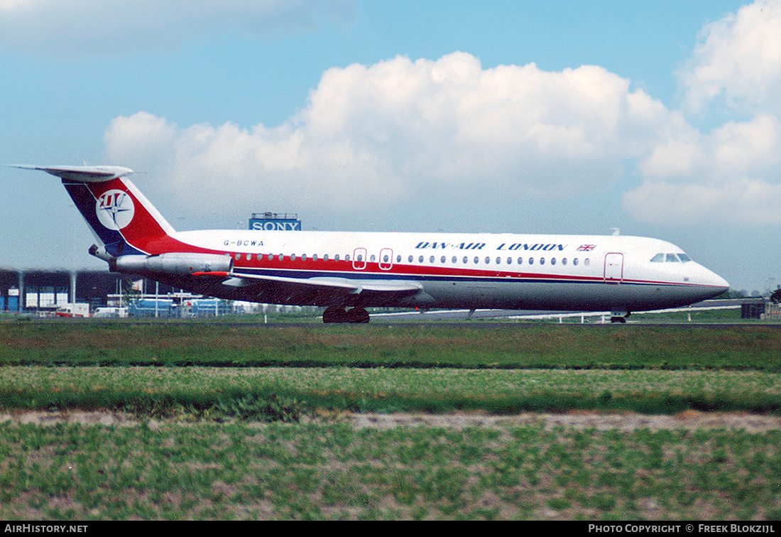 Aircraft Photo of G-BCWA | BAC 111-518FG One-Eleven | Dan-Air London | AirHistory.net #345754