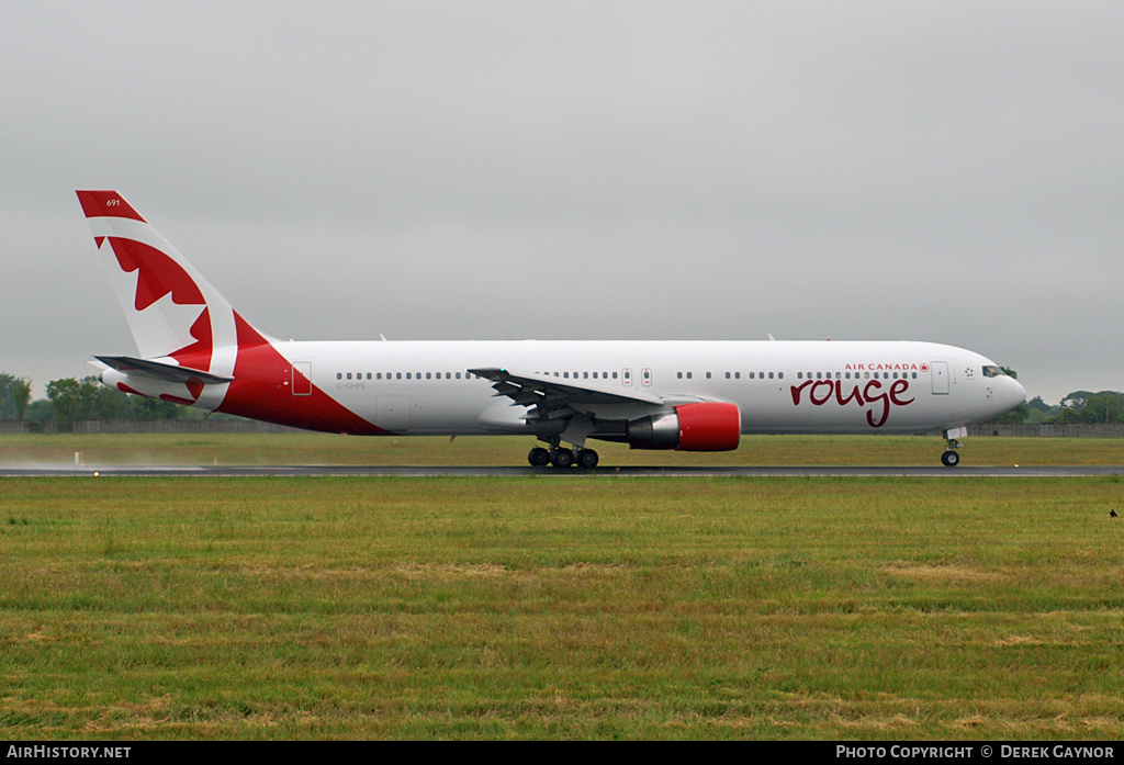 Aircraft Photo of C-GHPE | Boeing 767-33A/ER | Air Canada Rouge | AirHistory.net #345758
