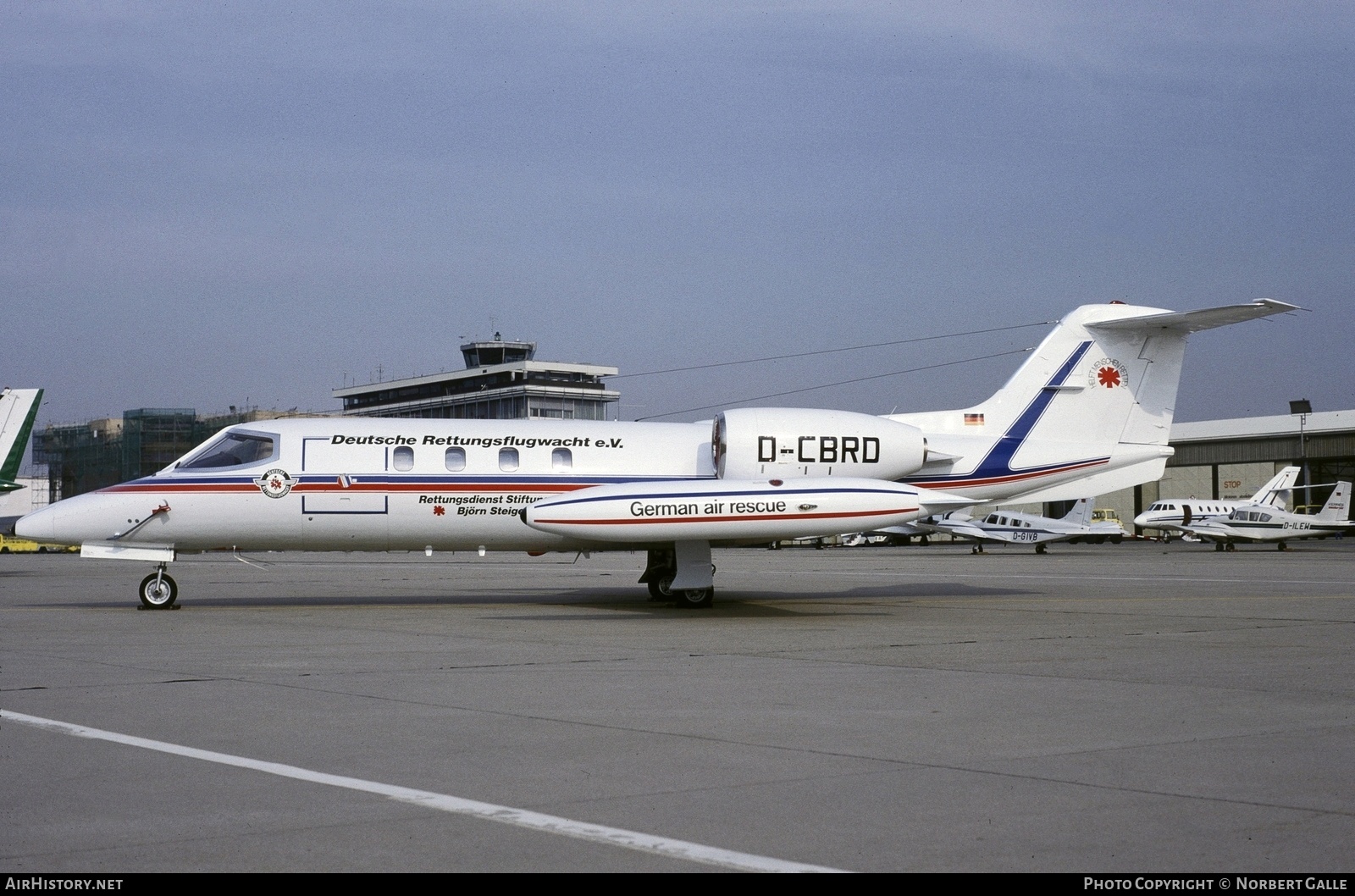 Aircraft Photo of D-CBRD | Gates Learjet 36 | Deutsche Rettungsflugwacht - German Air Rescue | AirHistory.net #345810