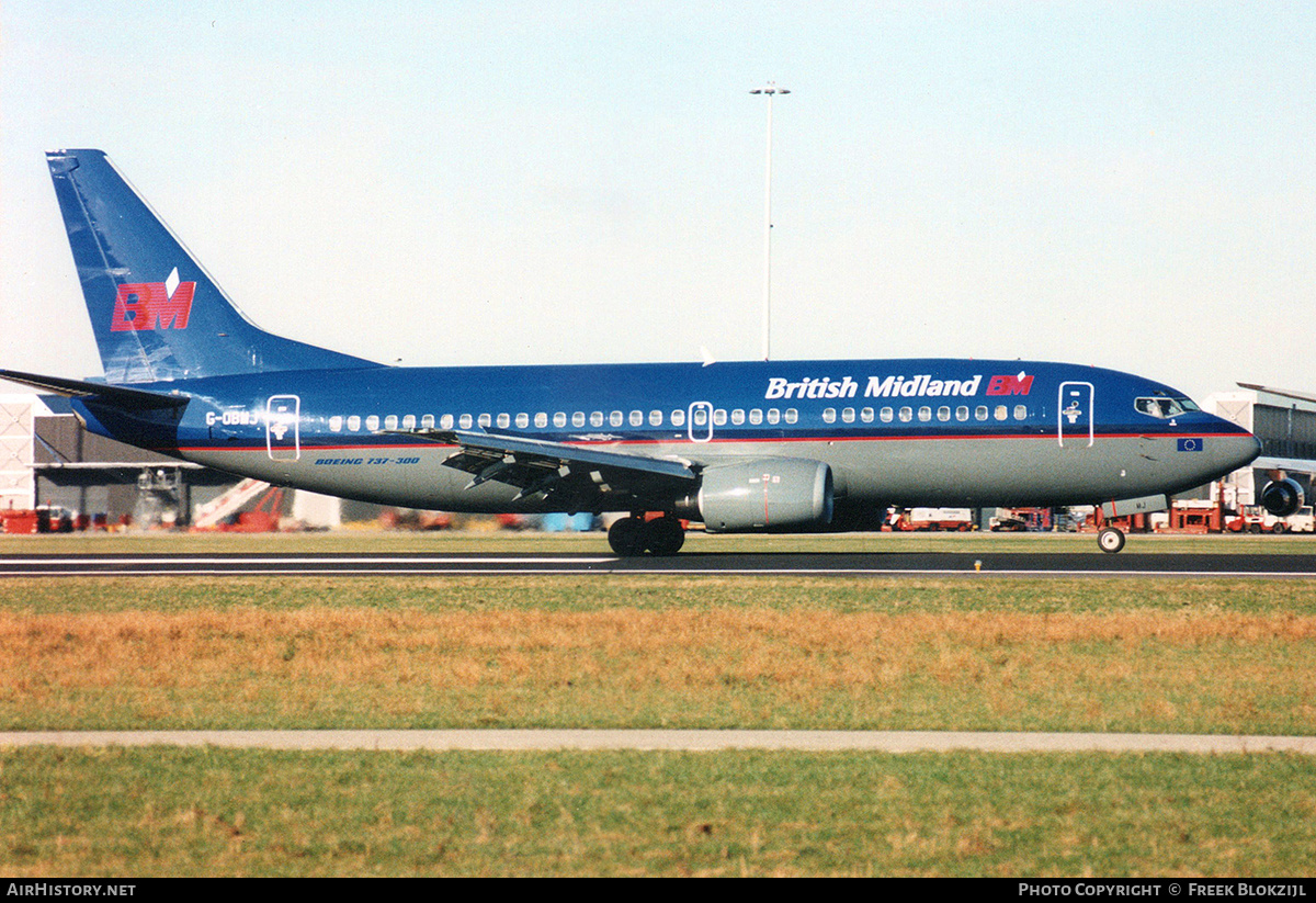 Aircraft Photo of G-OBMJ | Boeing 737-33A | British Midland Airways - BMA | AirHistory.net #345831