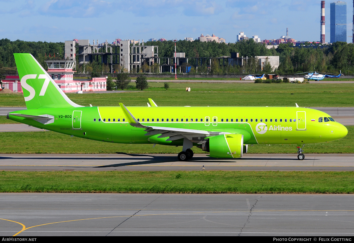 Aircraft Photo of VQ-BDQ | Airbus A320-271N | S7 Airlines | AirHistory.net #345861