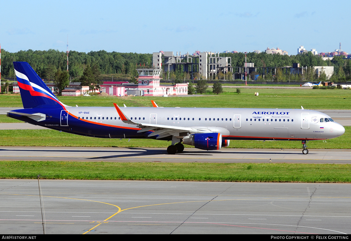 Aircraft Photo of VP-BAE | Airbus A321-211 | Aeroflot - Russian Airlines | AirHistory.net #345862