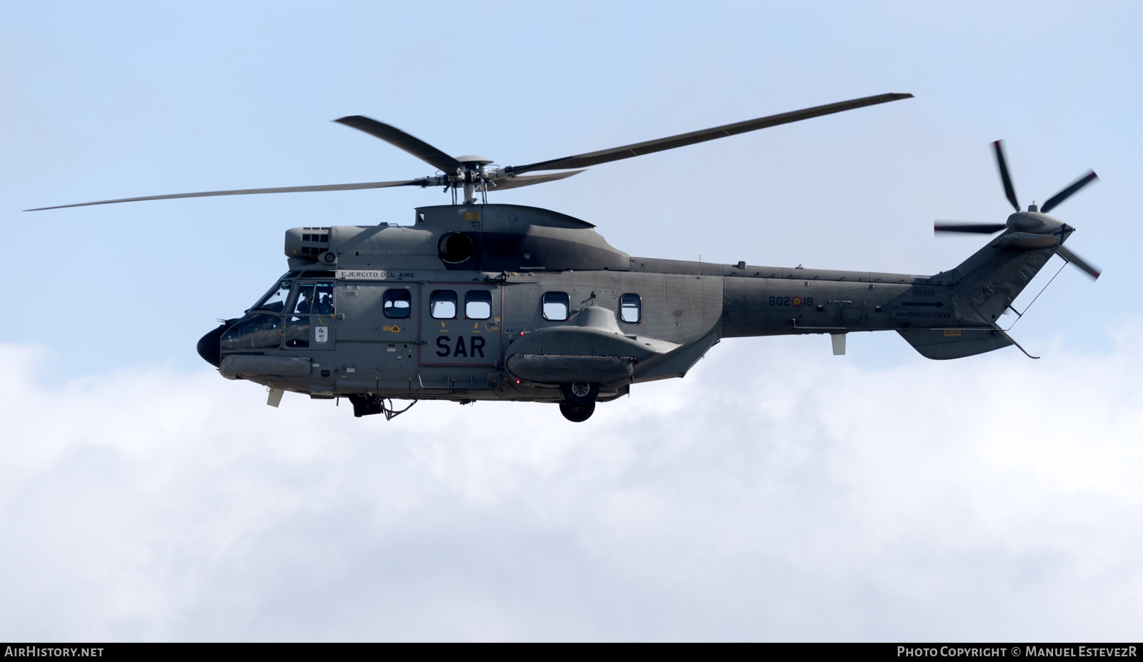 Aircraft Photo of HD.21-18 | Aerospatiale AS-332C1 Super Puma | Spain - Air Force | AirHistory.net #345897