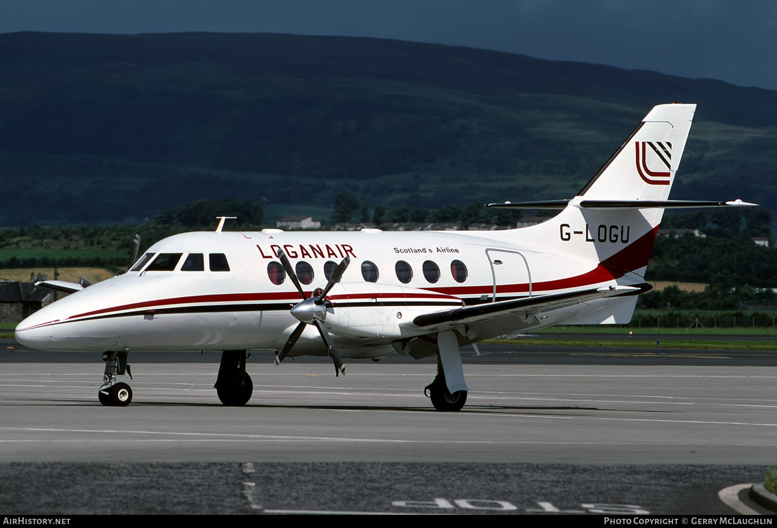 Aircraft Photo of G-LOGU | British Aerospace BAe-3102 Jetstream 31 | Loganair | AirHistory.net #345899