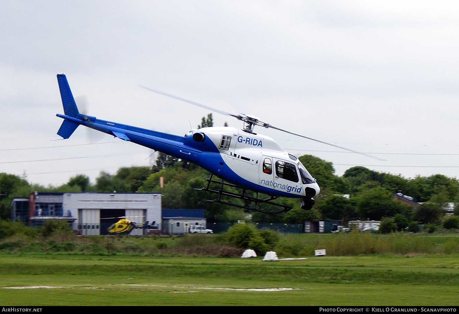 Aircraft Photo of G-RIDA | Eurocopter AS-355NP Ecureuil 2 | National Grid | AirHistory.net #345905