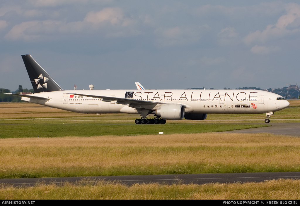 Aircraft Photo of B-2032 | Boeing 777-39L/ER | Air China | AirHistory.net #345906