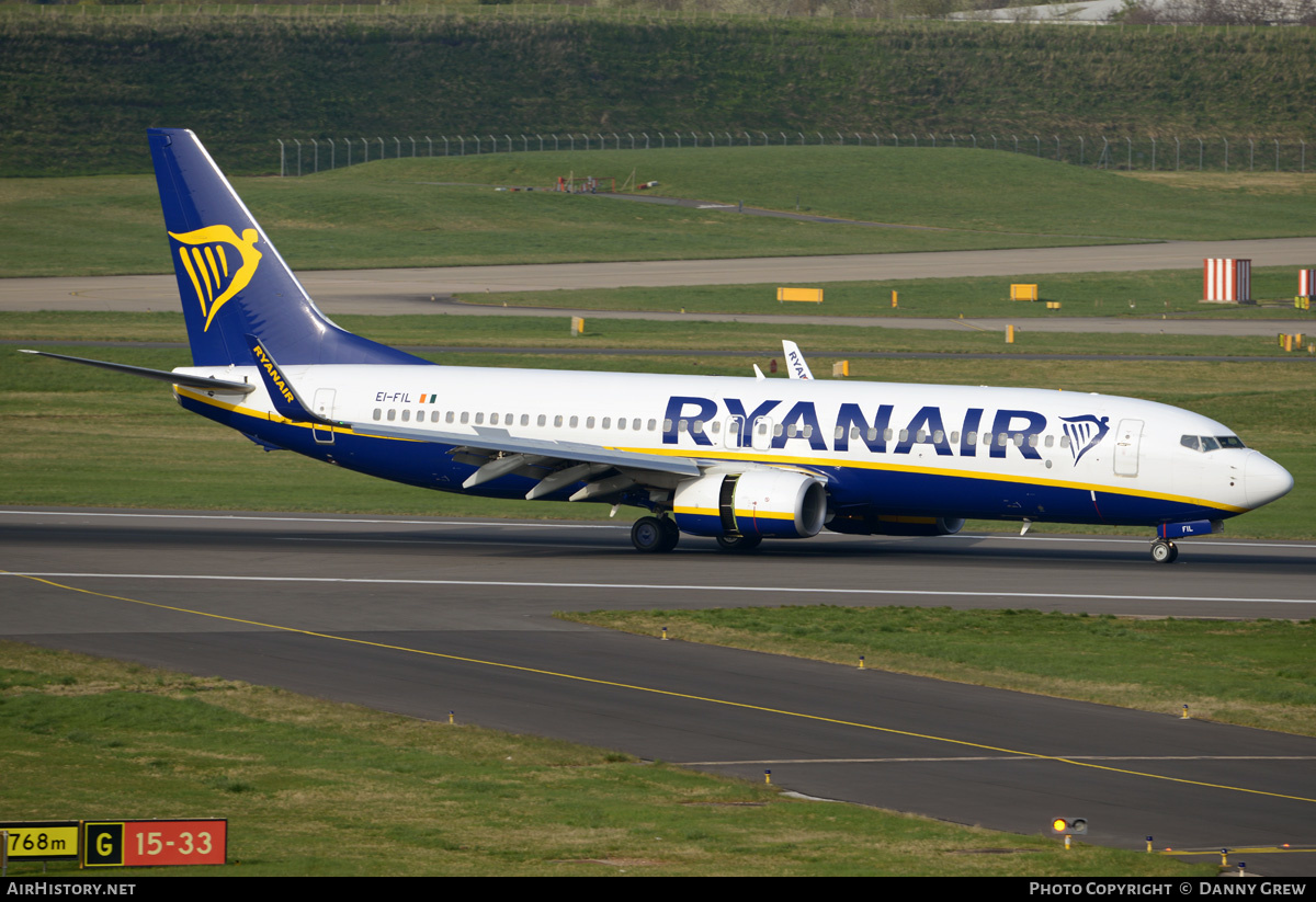 Aircraft Photo of EI-FIL | Boeing 737-8AS | Ryanair | AirHistory.net #345916
