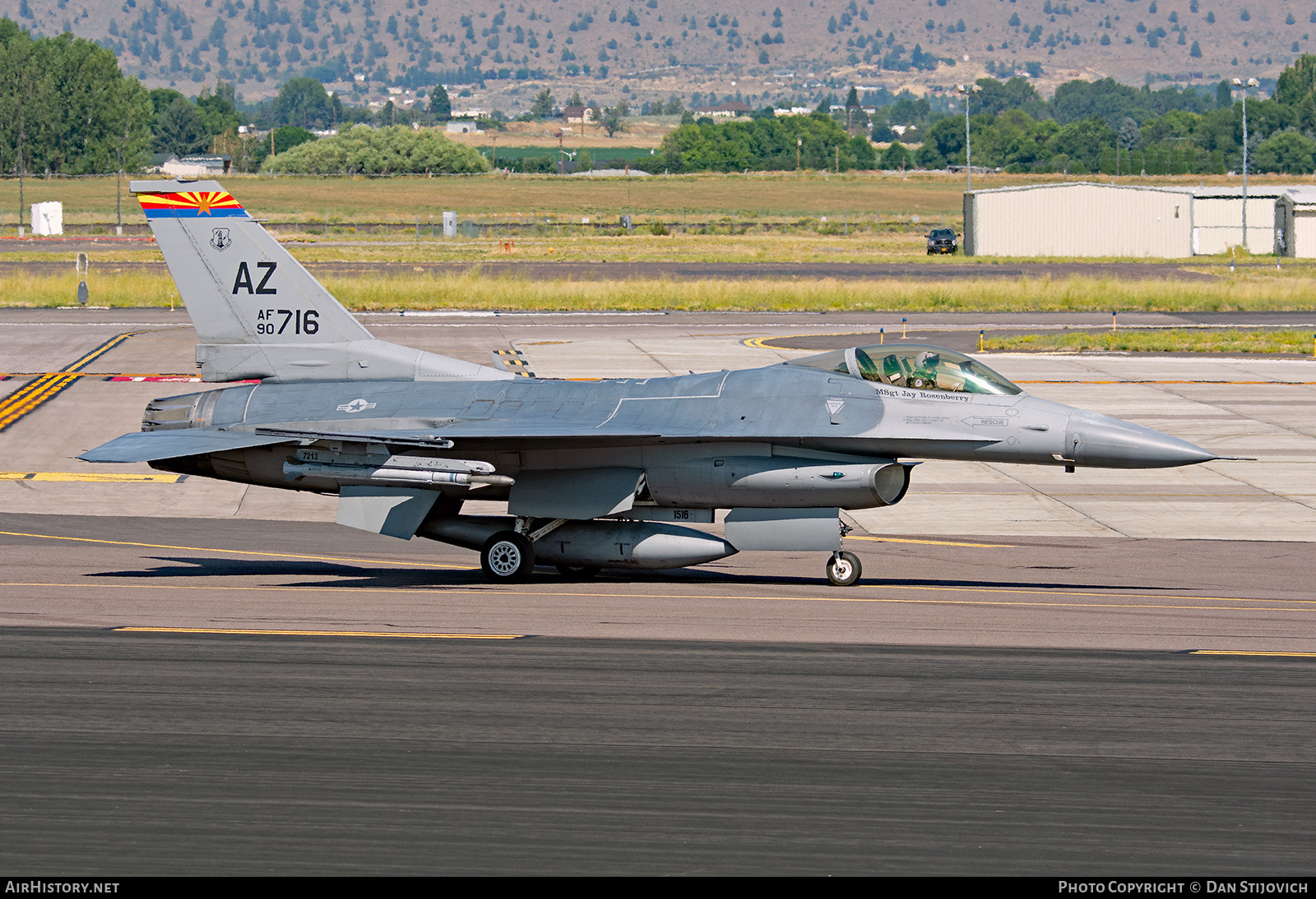 Aircraft Photo of 90-0716 / AF90-716 | General Dynamics F-16CM Fighting Falcon | USA - Air Force | AirHistory.net #345927