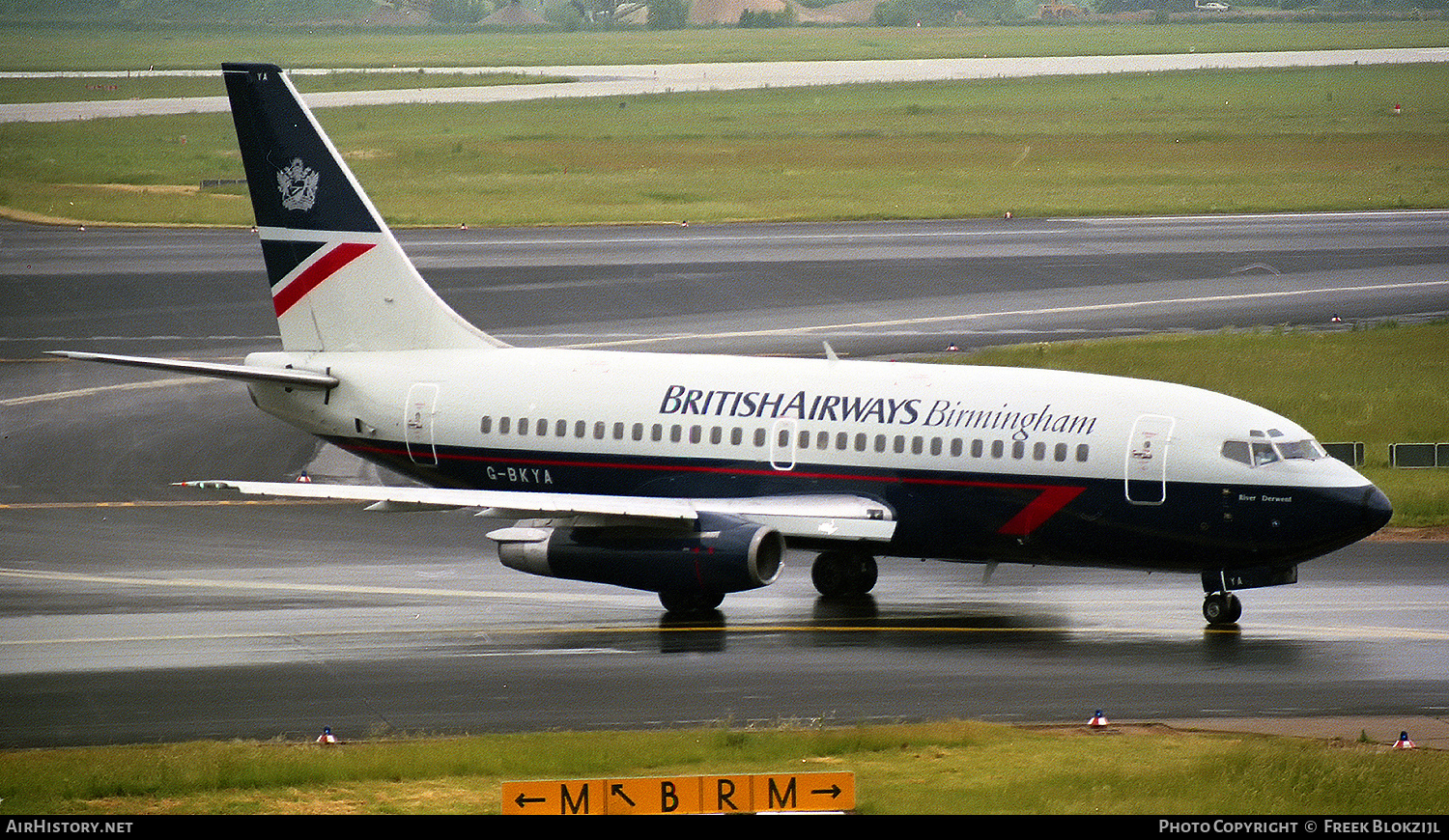 Aircraft Photo of G-BKYA | Boeing 737-236/Adv | British Airways Birmingham | AirHistory.net #346019