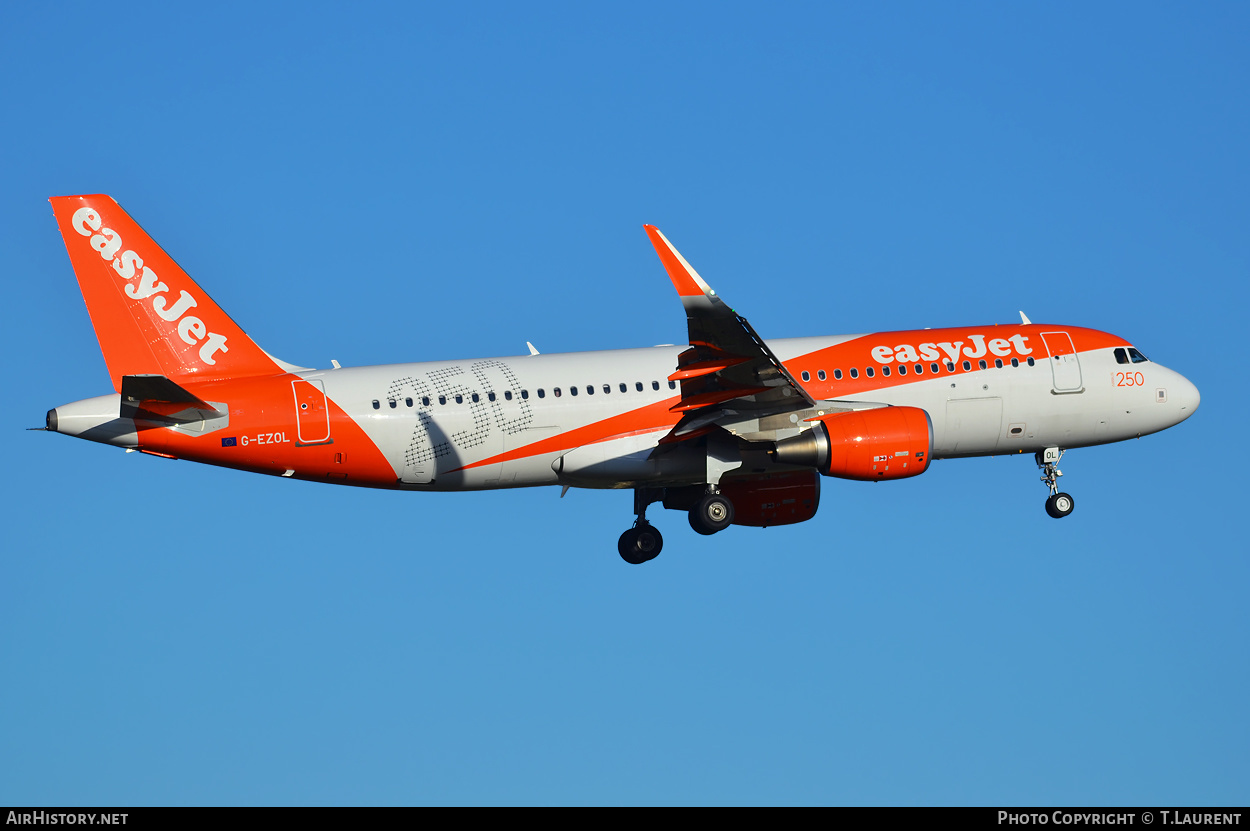 Aircraft Photo of G-EZOL | Airbus A320-214 | EasyJet | AirHistory.net #346020