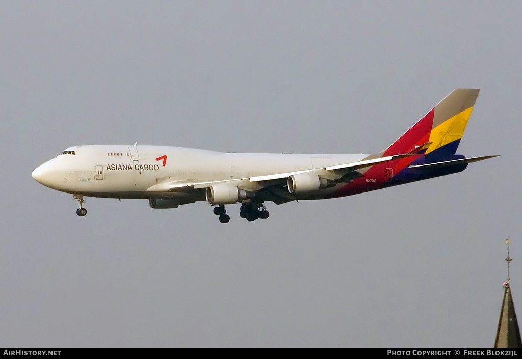 Aircraft Photo of HL7415 | Boeing 747-48EM(BDSF) | Asiana Airlines Cargo | AirHistory.net #346022