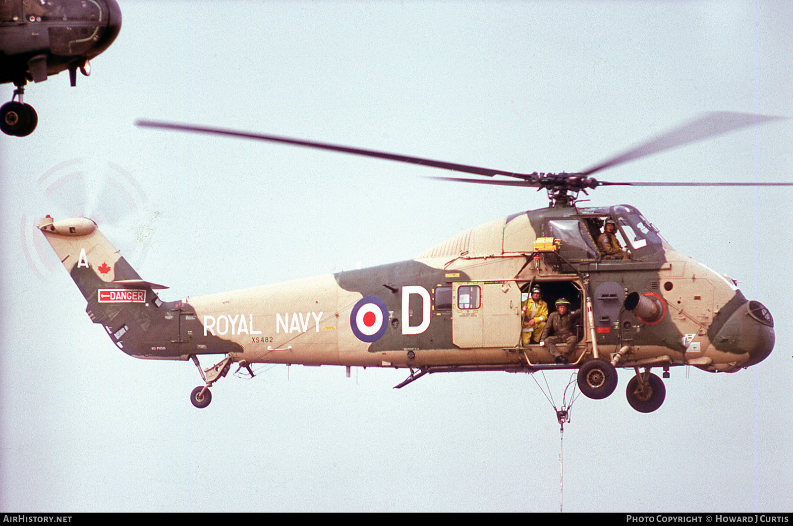 Aircraft Photo of XS482 | Westland WS-58 Wessex HU.5 | UK - Navy | AirHistory.net #346026