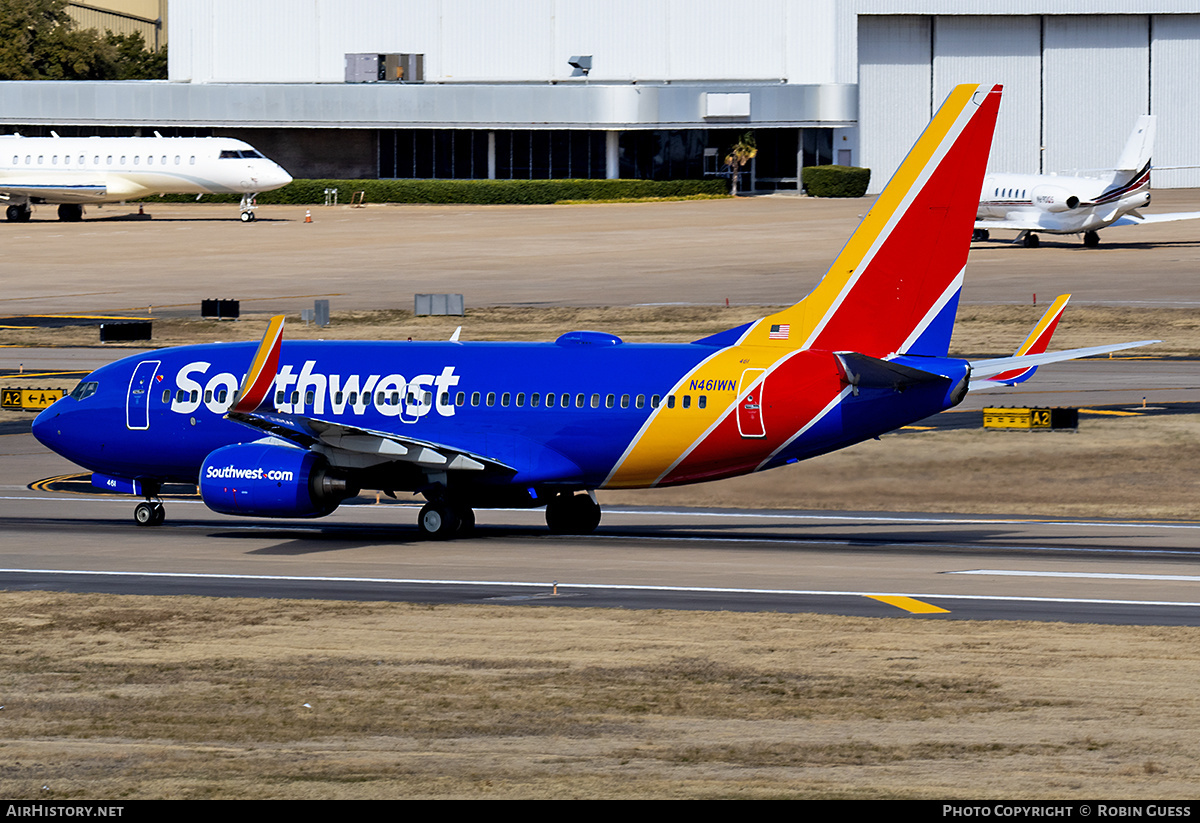 Aircraft Photo of N461WN | Boeing 737-7H4 | Southwest Airlines | AirHistory.net #346048