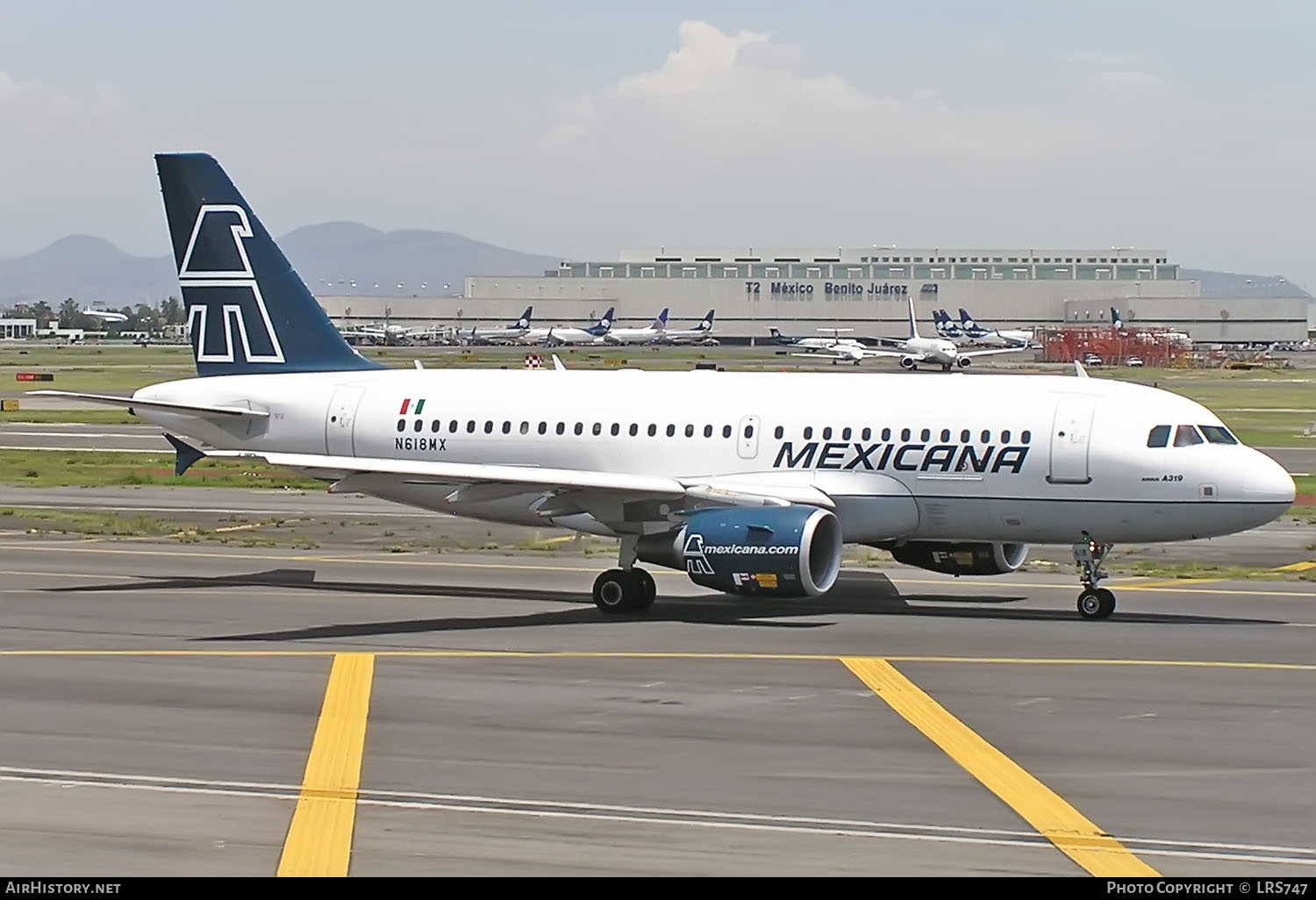 Aircraft Photo of N618MX | Airbus A319-112 | Mexicana | AirHistory.net #346058
