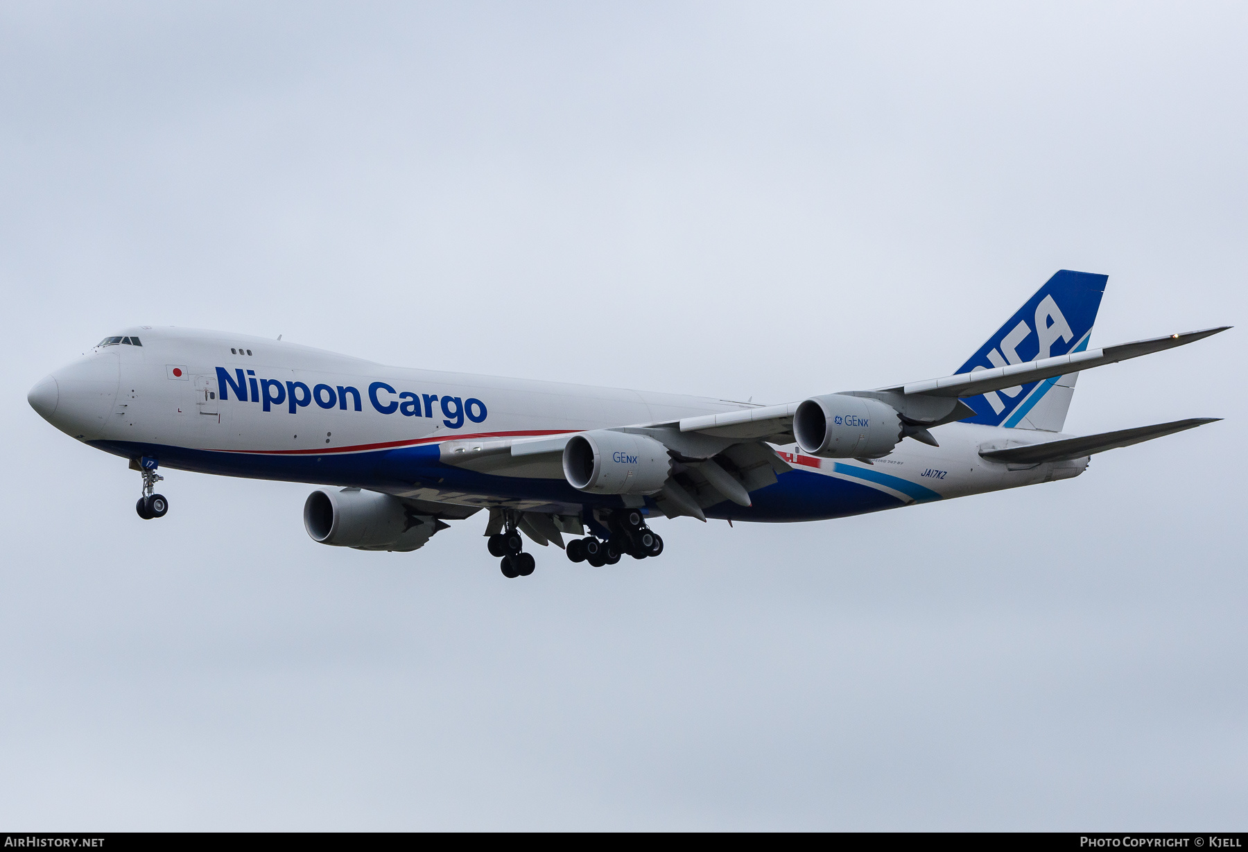 Aircraft Photo of JA17KZ | Boeing 747-8KZF/SCD | Nippon Cargo Airlines - NCA | AirHistory.net #346074