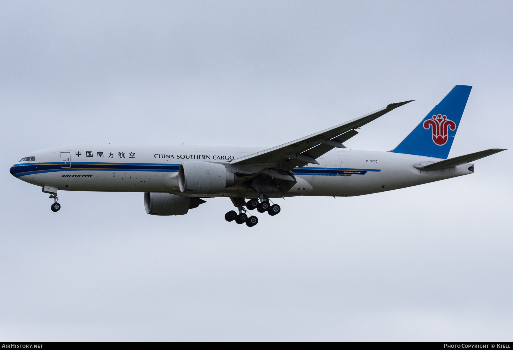 Aircraft Photo of B-2010 | Boeing 777-F1B | China Southern Airlines Cargo | AirHistory.net #346080
