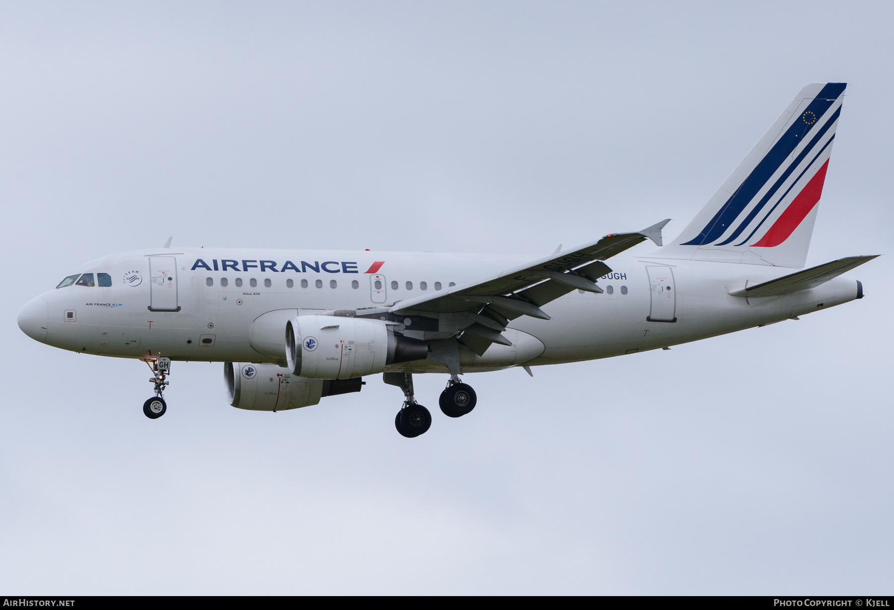 Aircraft Photo of F-GUGH | Airbus A318-111 | Air France | AirHistory.net #346086