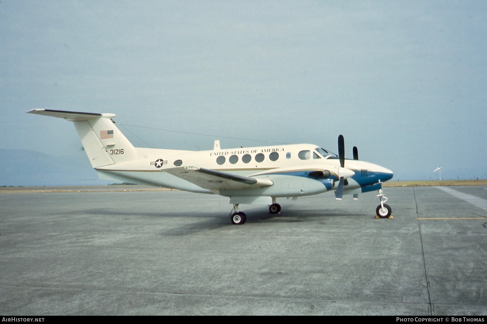 Aircraft Photo of 73-1216 / 31216 | Beech C-12C Huron | USA - Air Force | AirHistory.net #346091