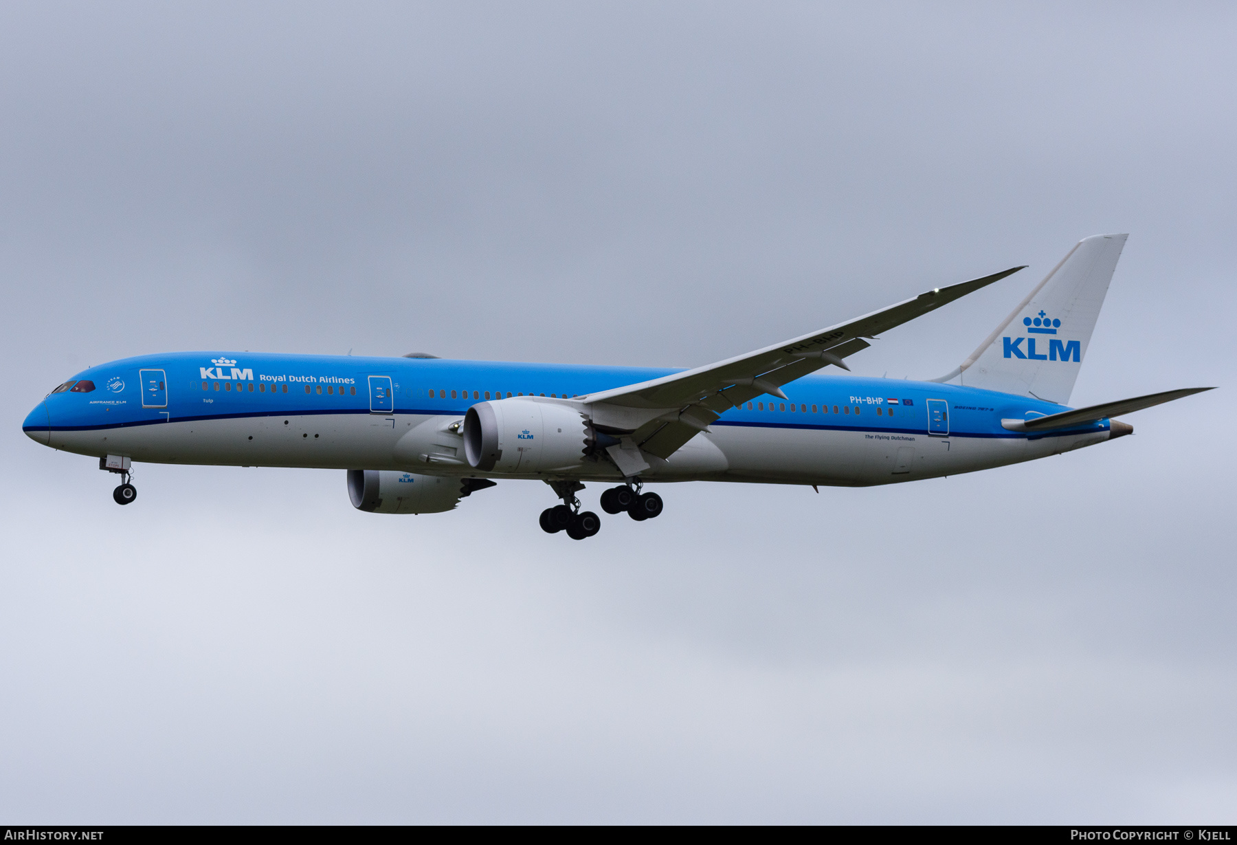 Aircraft Photo of PH-BHP | Boeing 787-9 Dreamliner | KLM - Royal Dutch Airlines | AirHistory.net #346112