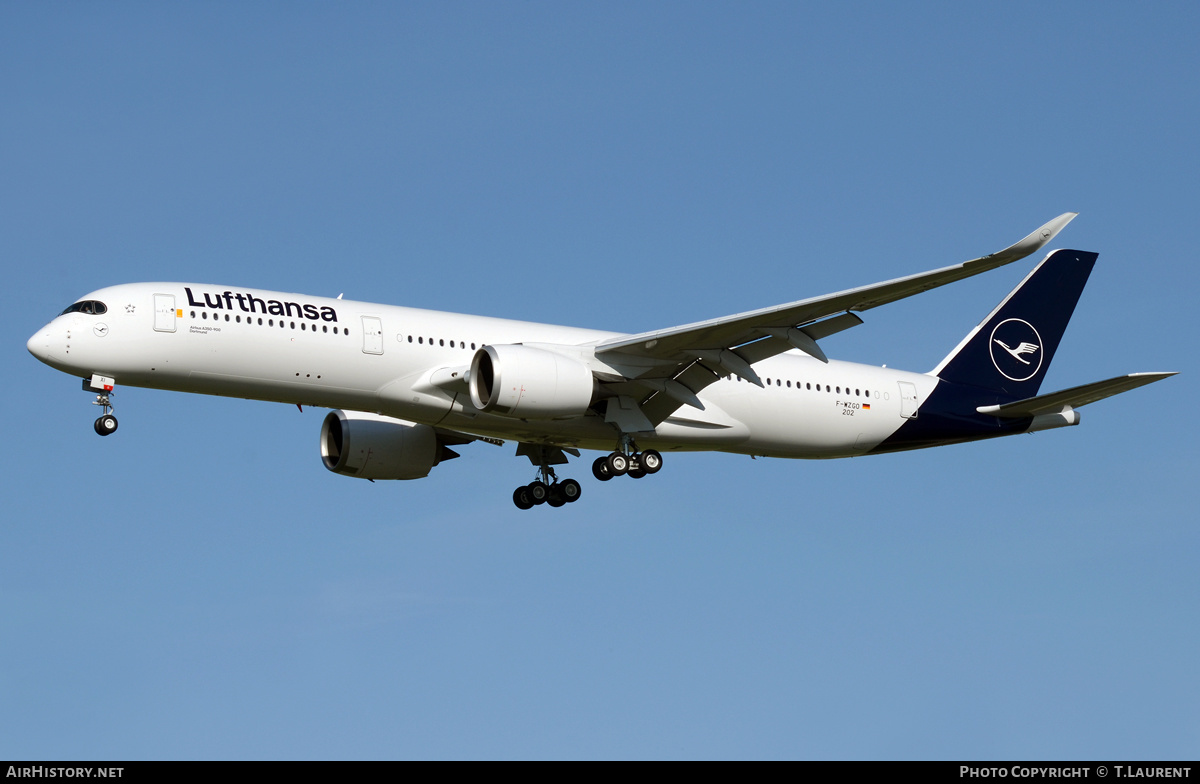 Aircraft Photo of F-WZGO | Airbus A350-941 | Lufthansa | AirHistory.net #346122