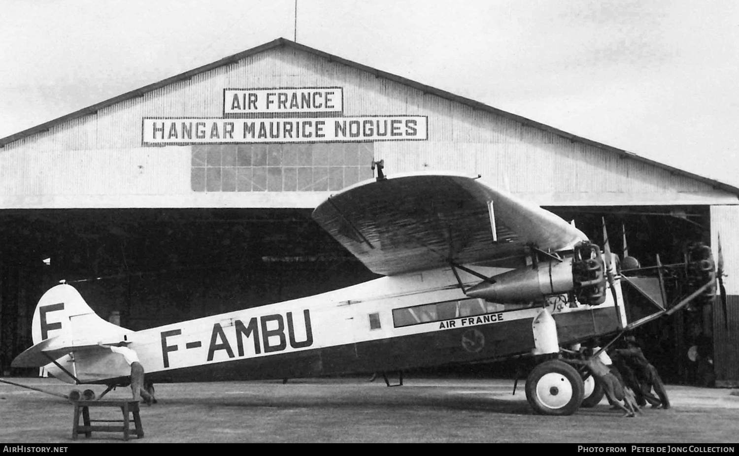 Aircraft Photo of F-AMBU | Fokker F.VIIb-3m | Air France | AirHistory.net #346130