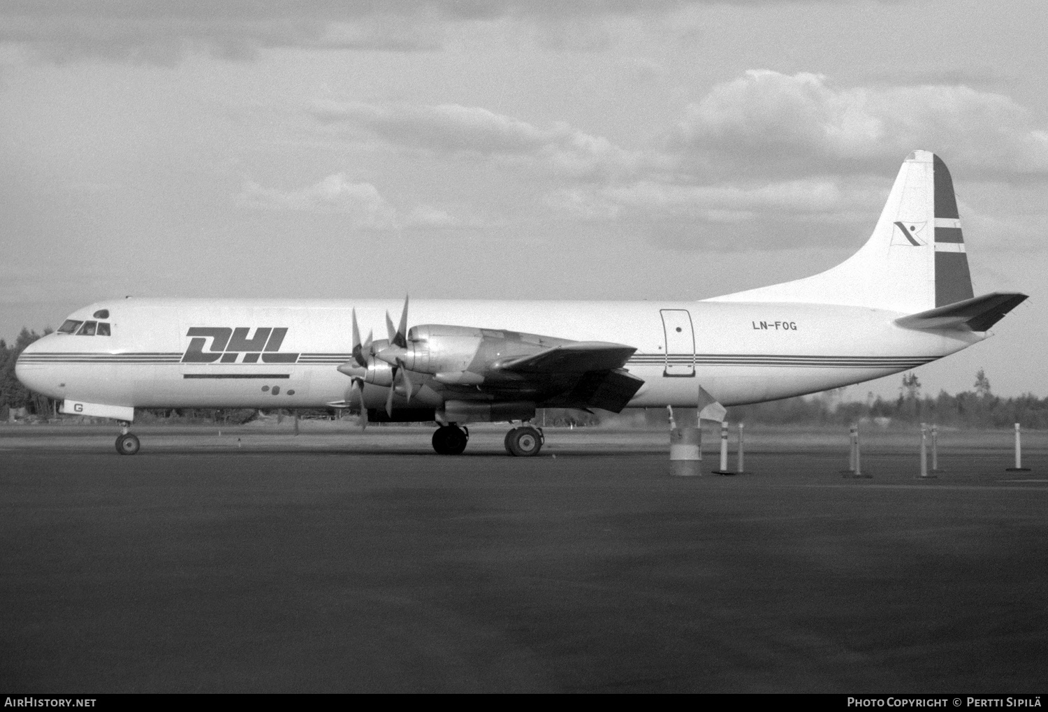 Aircraft Photo of LN-FOG | Lockheed L-188A(F) Electra | DHL Worldwide Express | AirHistory.net #346143