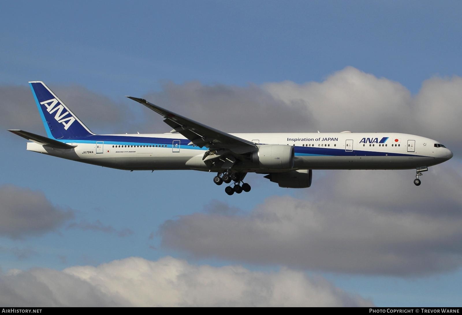 Aircraft Photo of JA794A | Boeing 777-300/ER | All Nippon Airways - ANA | AirHistory.net #346145