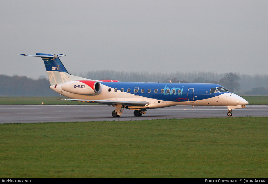 Aircraft Photo of G-RJXL | Embraer ERJ-135ER (EMB-135ER) | BMI Regional | AirHistory.net #346214