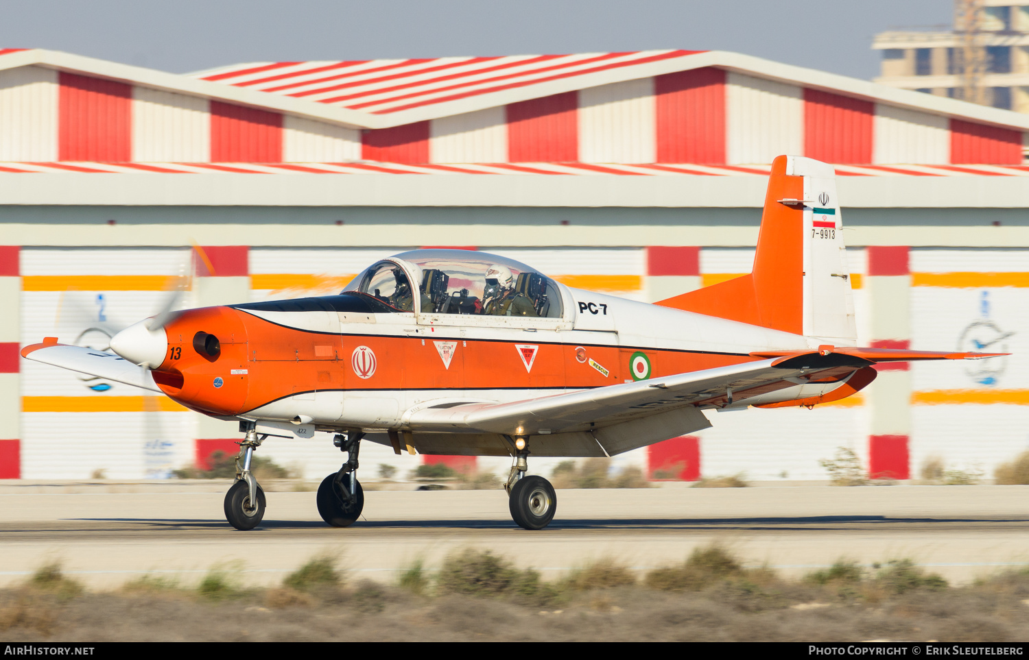 Aircraft Photo of 7-9913 / ۷-۹۹١٣ | Pilatus PC-7 | Iran - Air Force | AirHistory.net #346232